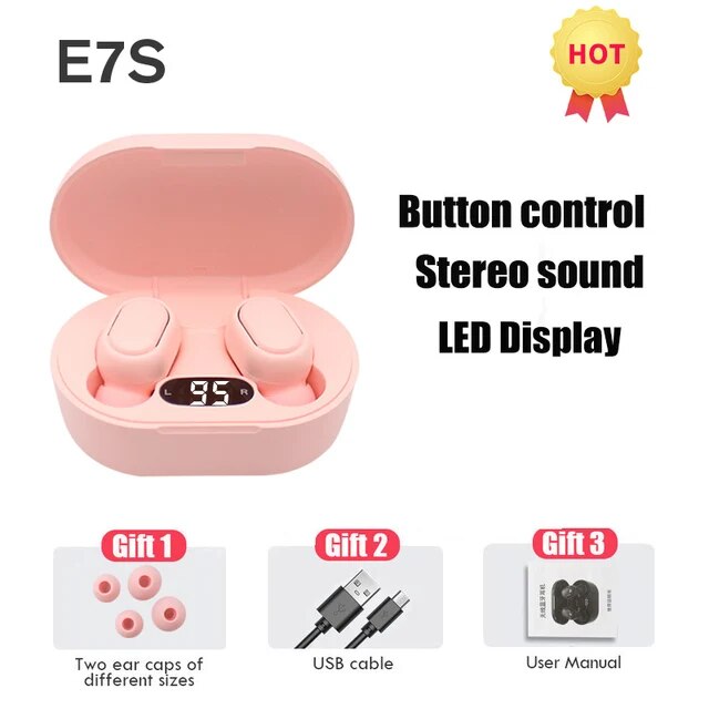 TWS Wireless Earphones HiFi Stereo 5.0 Bluetooth Earphones in-ear Handsfree Headset Earbuds With Charging Box For all Smartphone