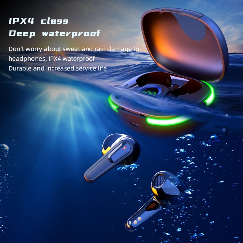 Original TWS Air Pro 80 Wireless Bluetooth Headset with Mic LED Display Earbuds Wireless Headphones Air Fone Bluetooth Earphones