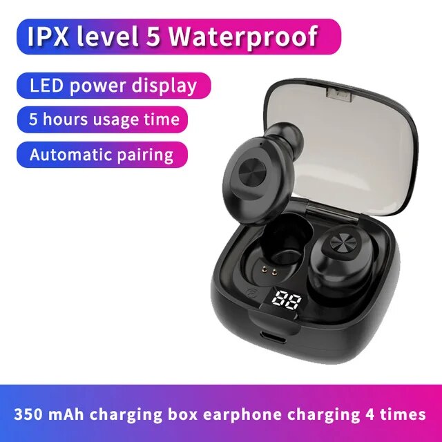 XG8 TWS Digital 5.2 Bluetooth Wireless Headset Sports Headset Touch Mini Wireless Bluetooth Headset Noise Reduction Earbuds