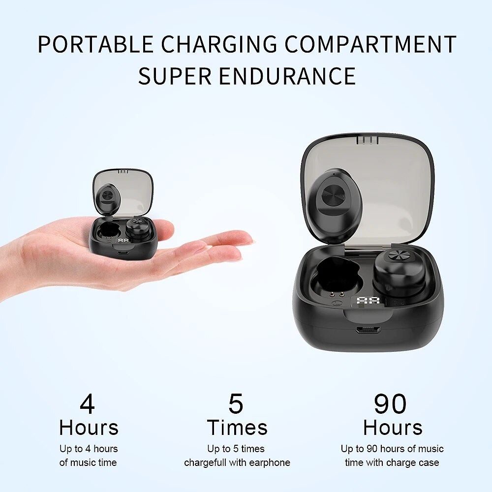 XG8 Digital Bluetooth 5.2 TWS Bluetooth Headset tws Sports Headset Touch Mini Wireless Bluetooth Headset Noise Reduction Earbuds